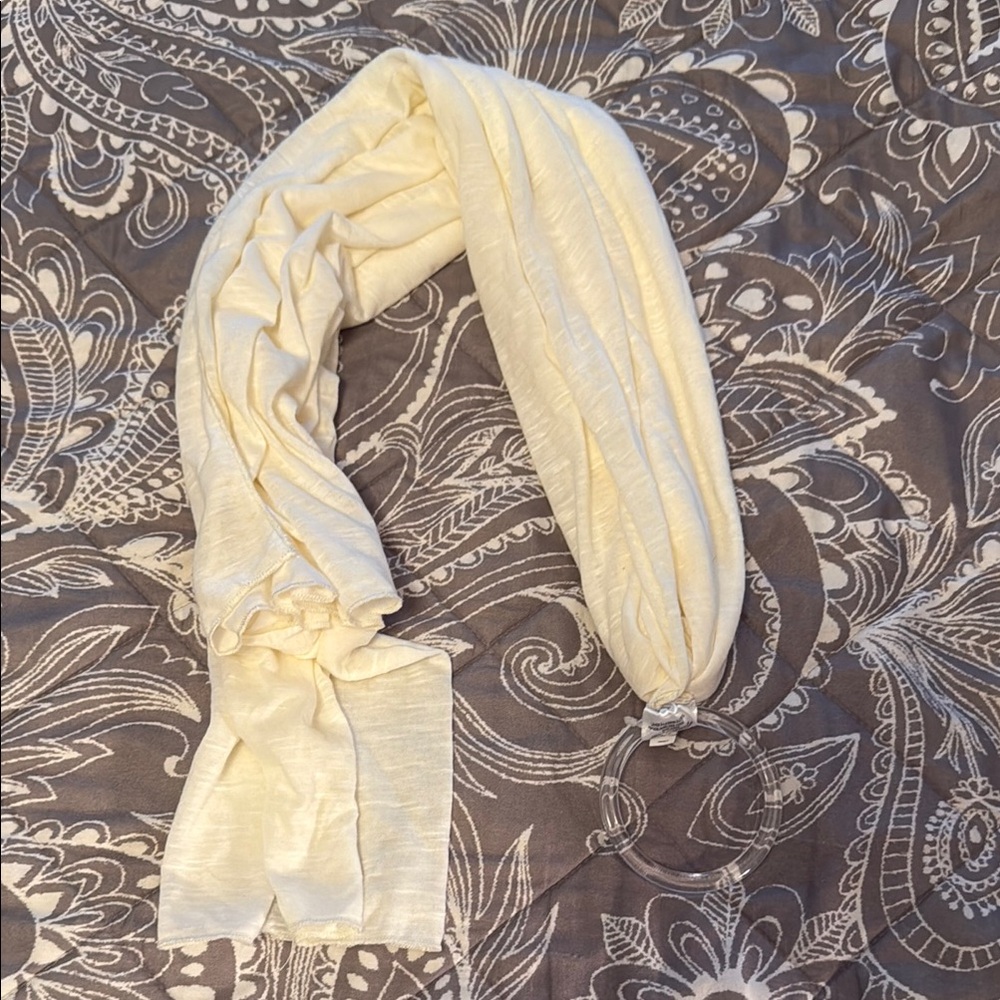 Elegant Cream Scarf